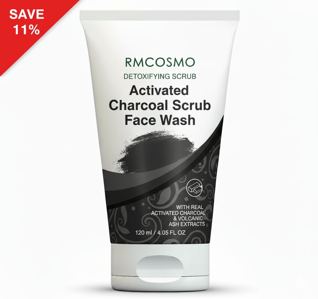 Activated Charcoal Scrub Face Wash - RM COSMO