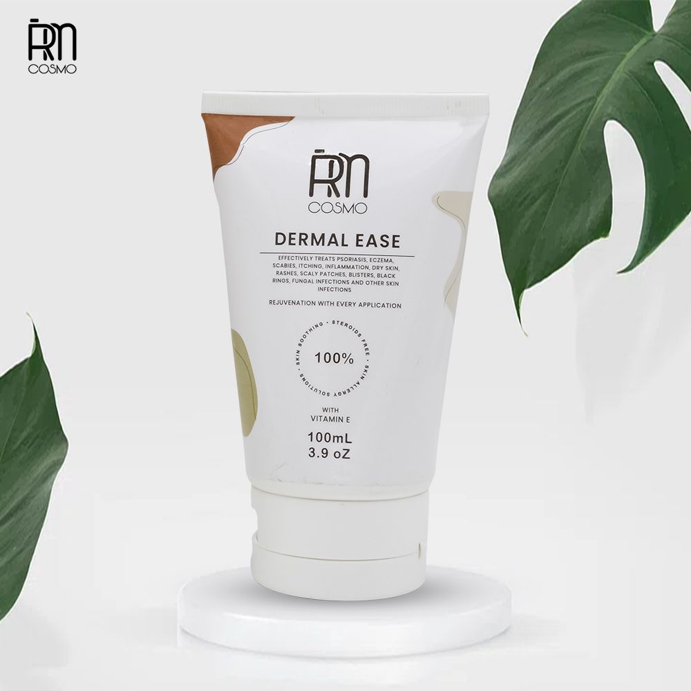 Dermal Ease: Comprehensive Skin Treatment for Healing Psoriasis, Eczema, Rashes & Skin Irritations - RM COSMO